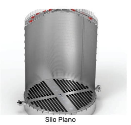 Sistema de aireación para silo de almacenamiento