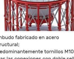 Embudo del silo elevado