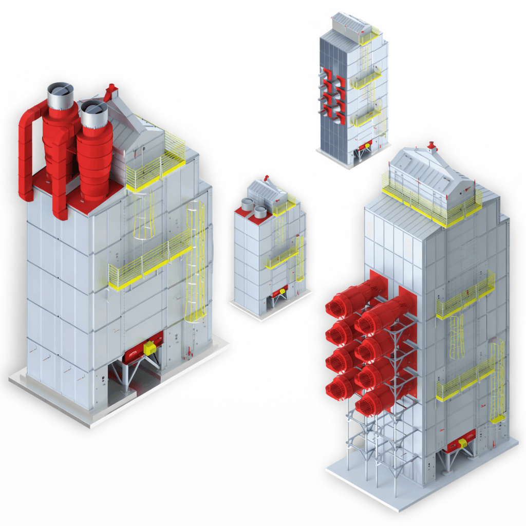 Silos y secado para agroindustria.