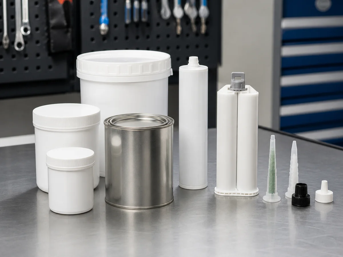 Adhesivos, selladores y consumibles para mantenimiento industrial