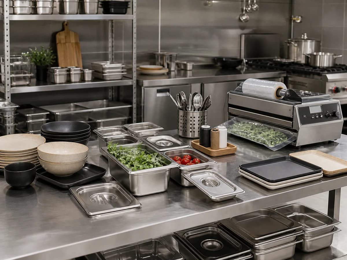 Equipamiento y accesorios para cocinas profesionales
