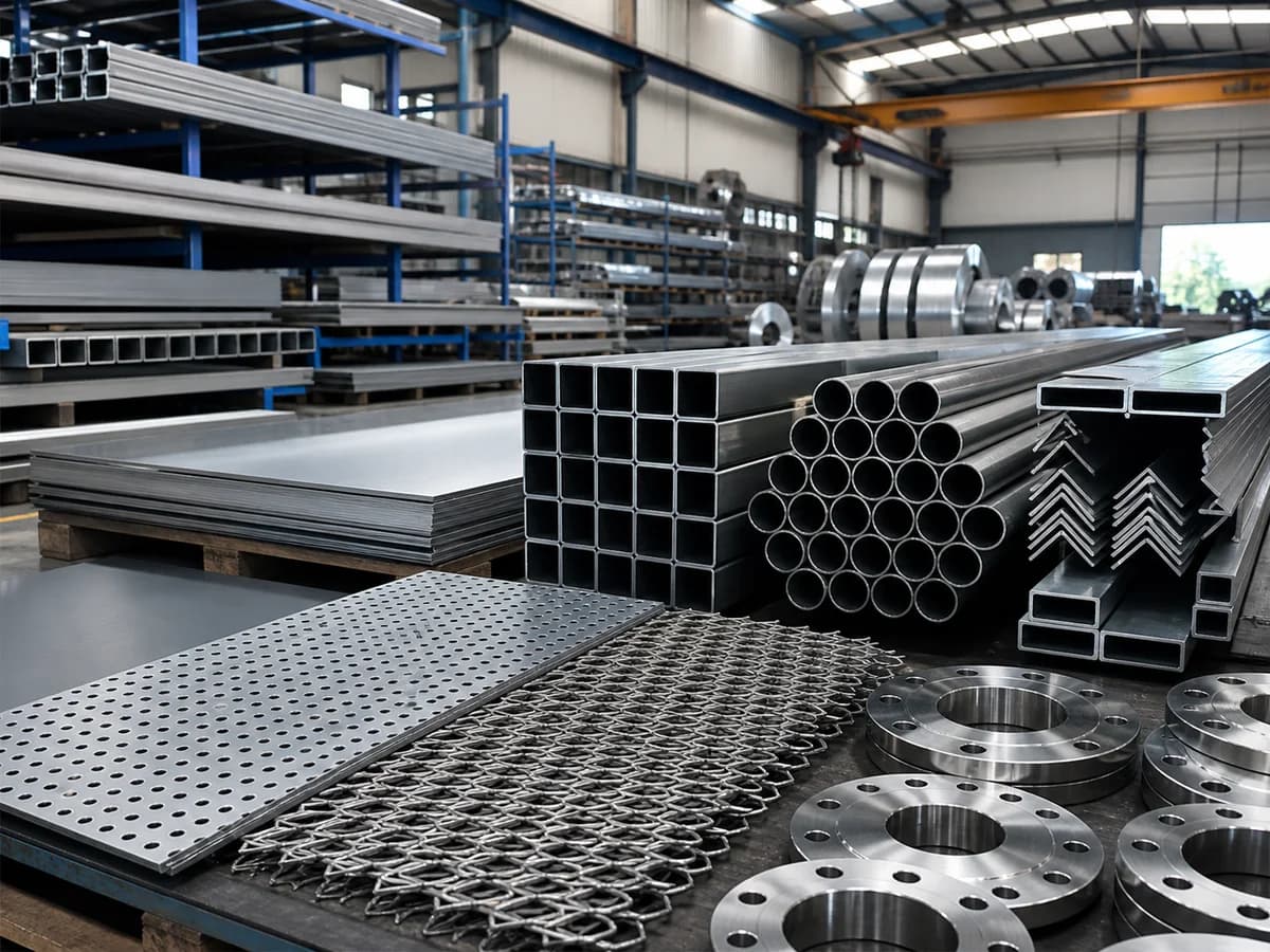 Chapas, mallas, caños y perfiles metálicos industriales