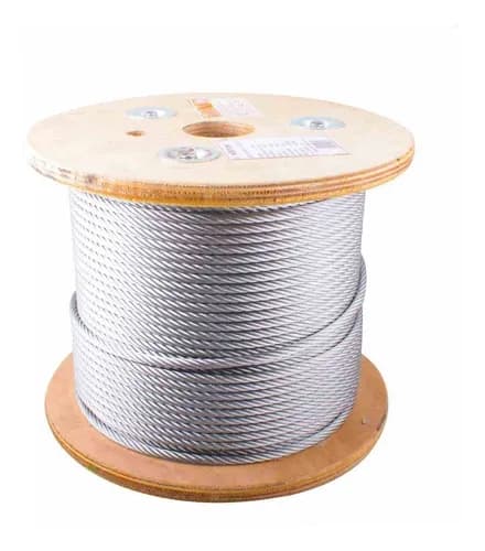 Rollo de cable de acero galvanizado de 3/16 pulgada