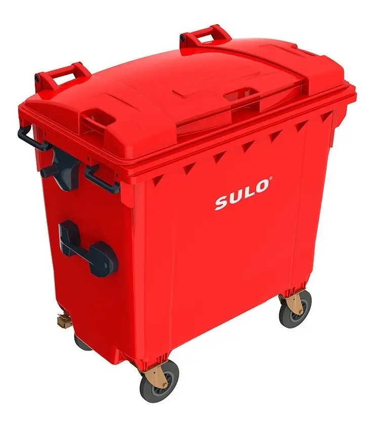 SULO MGB770 LR DIN c/pr DIN, R200mm, Rojo/Rojo
