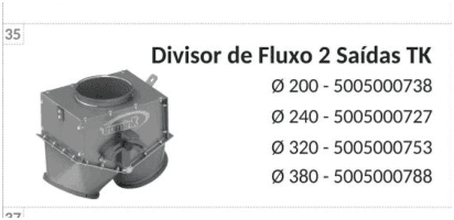 Divisor de flujo 2 salidas TK
