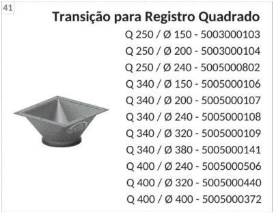 Transición para registro cuadrado