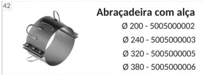 Abrazadera con alza