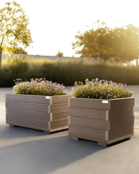 Jardineras FLORA Fábregas para espacio público