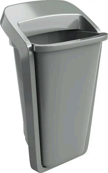 Papelera Elegant gris de 50 litros para exterior