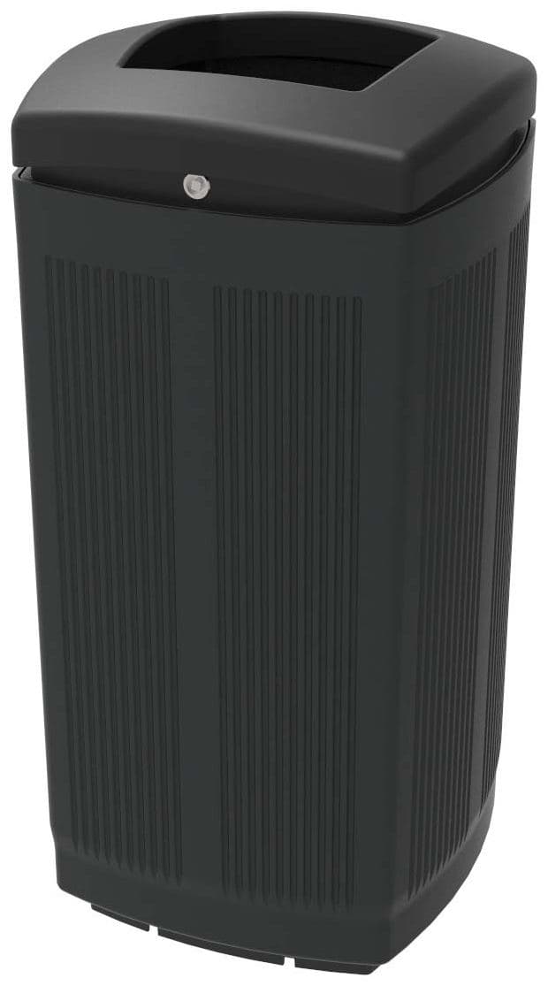 Papelera Toscana gris de 60 litros