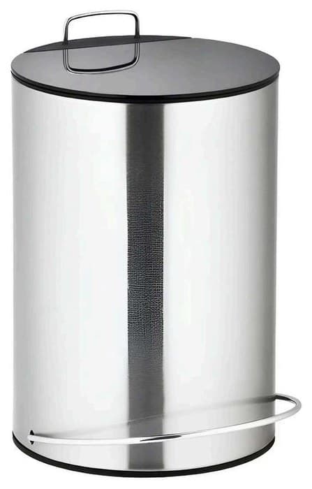 Papelera de acero inoxidable de 5 litros con pedal