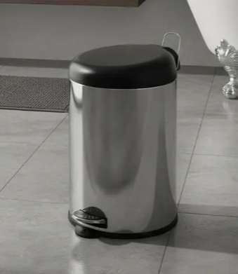 Papelera Brinox con pedal