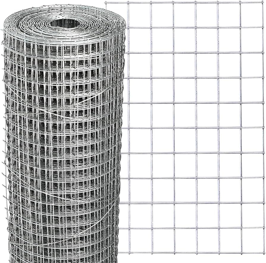 Rollo de malla de alambre de 20 × 20 × 2 mm