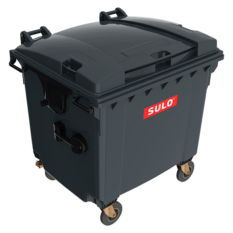 SULO MGB1100 LR FD DIN c/pr DIN, R200mm, Gris/Gris