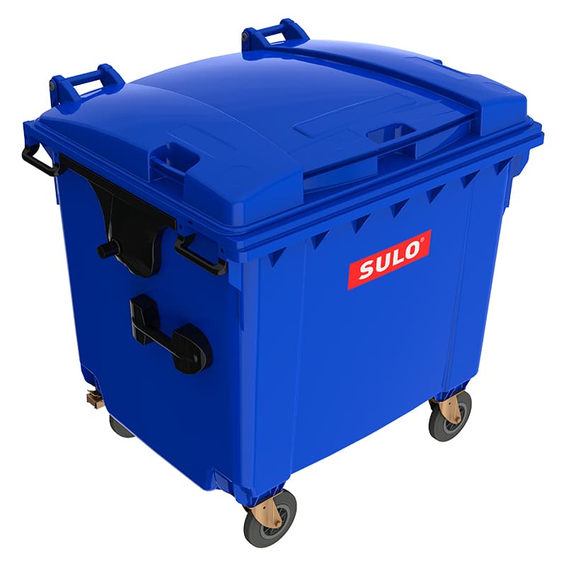SULO MGB1100 LR FD DIN c/pr DIN, R200mm, Gris/Azul