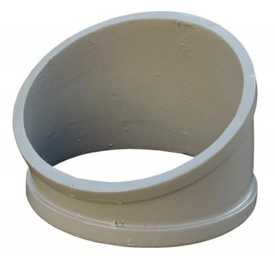Codo fundición Ø 150 mm x 30°