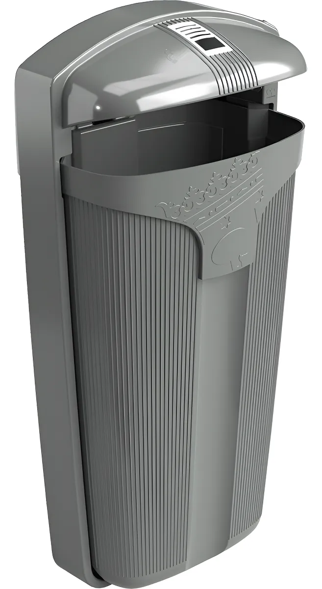 Papelera Cibeles 50 L c/cenicero