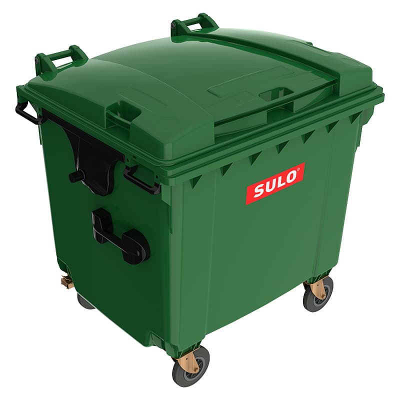 SULO MGB1100 LR FD DIN c/pr DIN, R200mm, Verde
