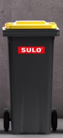 SULO Citybac, 120L, gris antracita/Amarillo