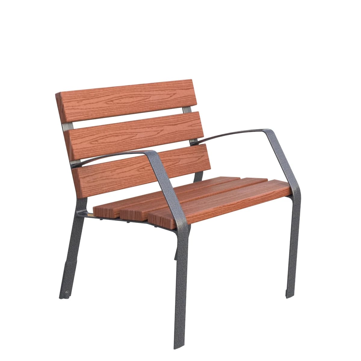 SILLA MODO08 Fundición y Madera Técnica