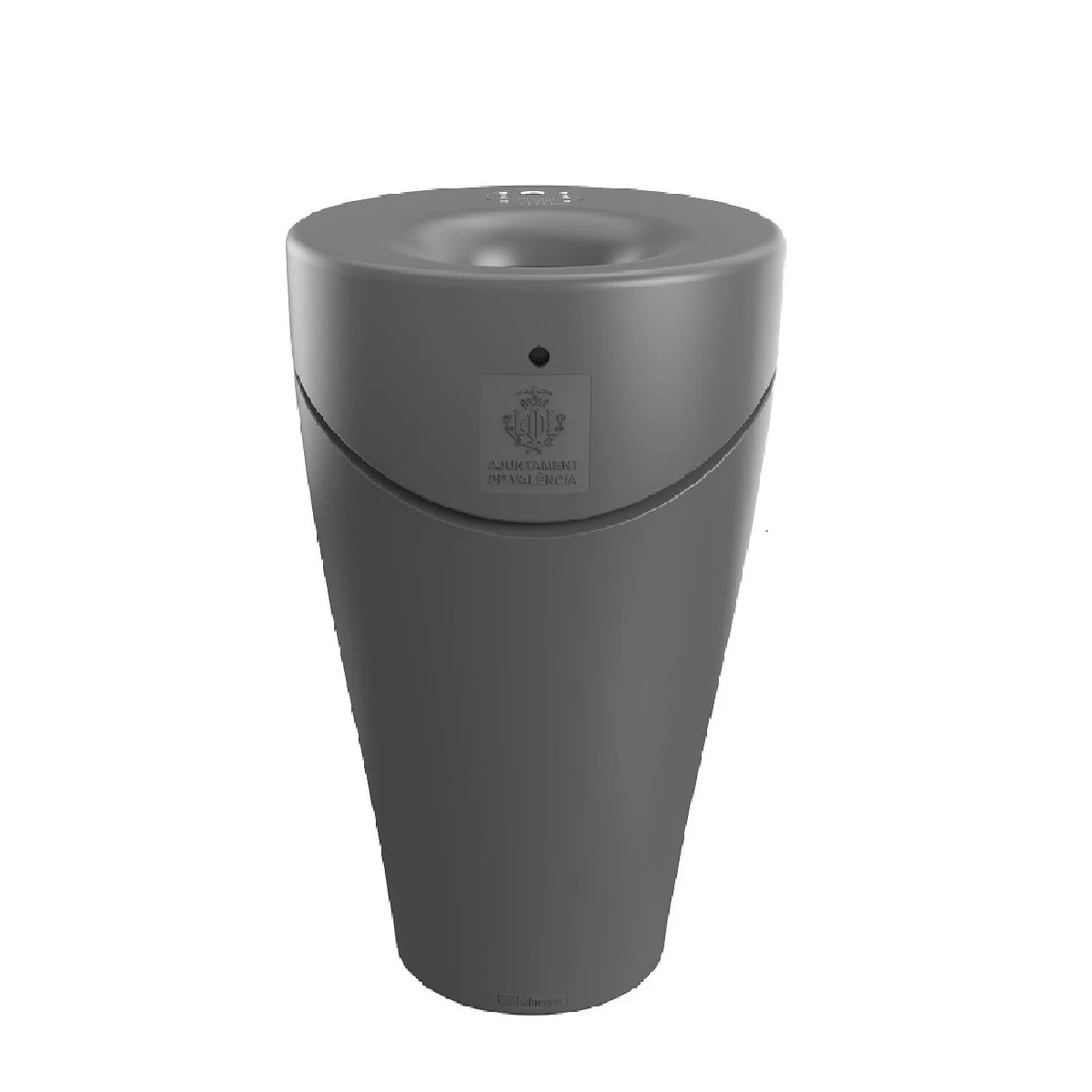 Papelera Alvium Urban Gris + Cenicero