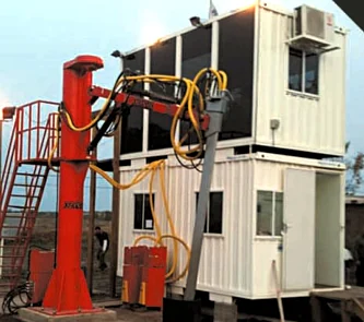 Operación de calado desde container