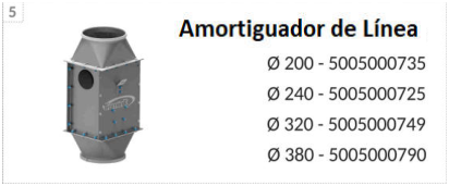 Imagen de catálogo de Amortiguador de línea