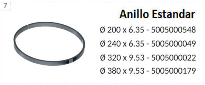 Imagen de catálogo de Anillo estándar