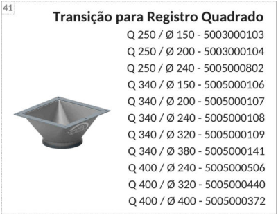 Imagen de catálogo de Transición para registro cuadrado