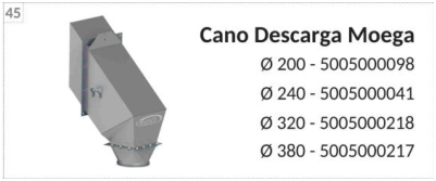 Imagen de catálogo de Caño descarga moega