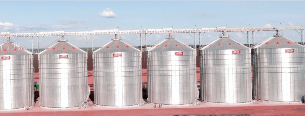 Silo de almacenamiento fondo plano