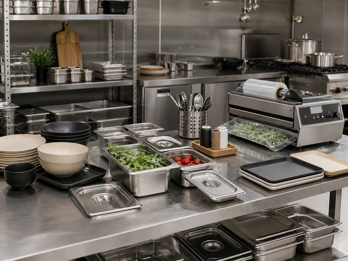Equipamiento y accesorios para cocinas profesionales