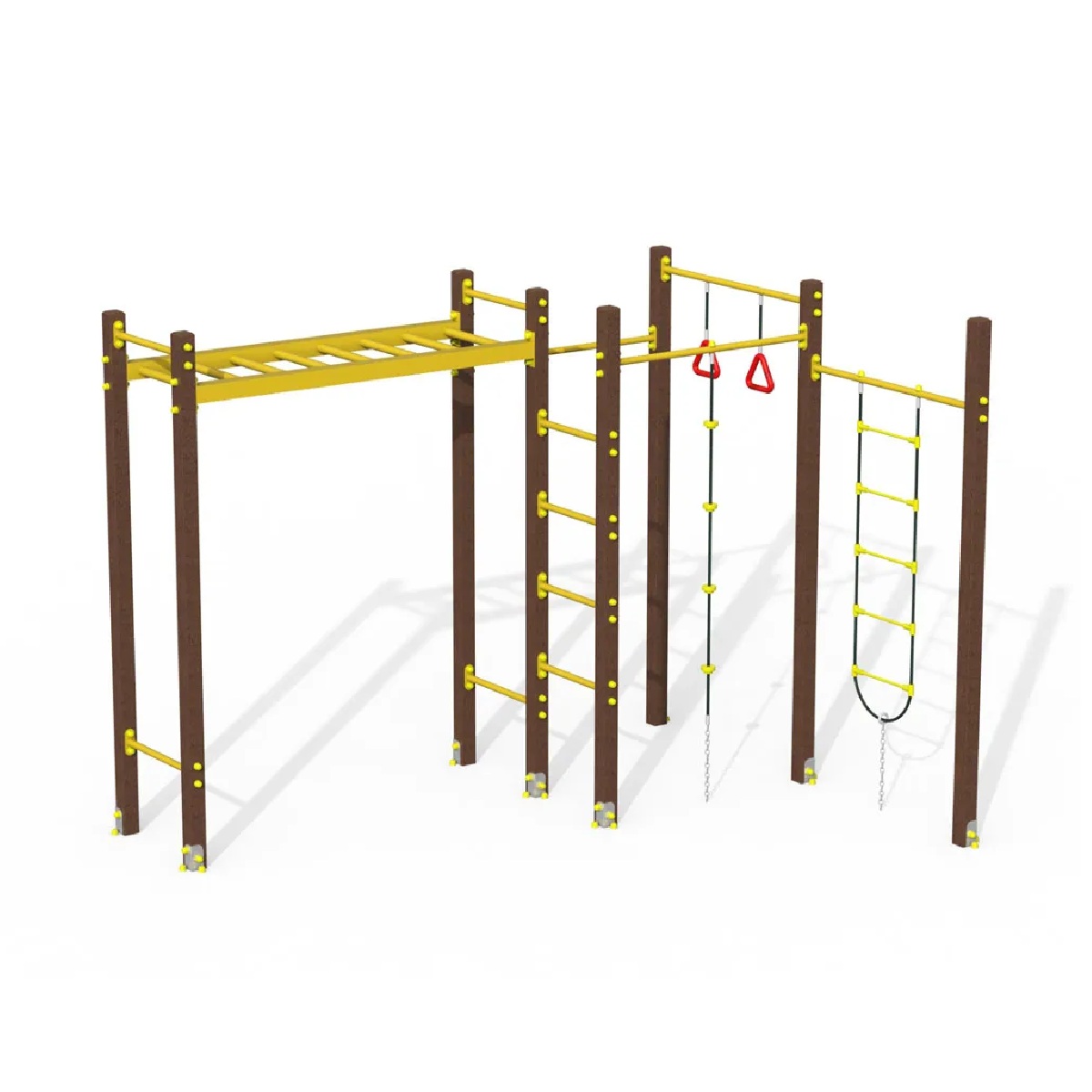 Estructura Street Workout Fabregas en plastico reciclado