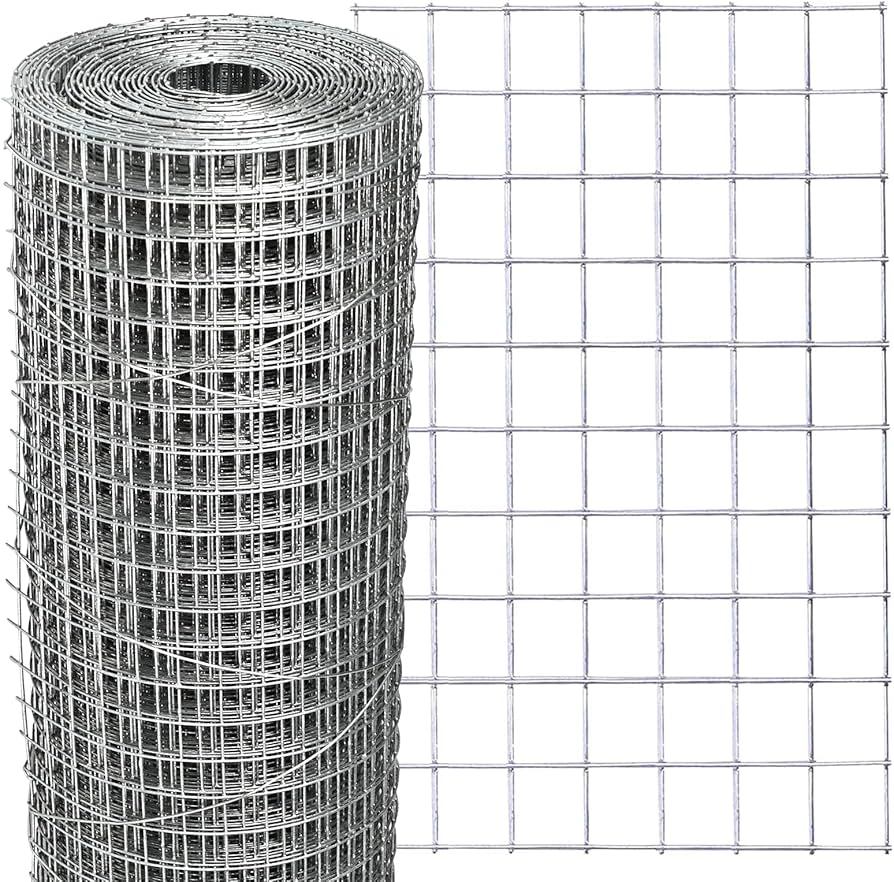 Rollo de malla de alambre de 20 × 20 × 2 mm