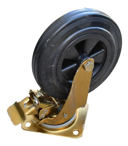 Rueda 160mm p/contenedores 4R c/freno