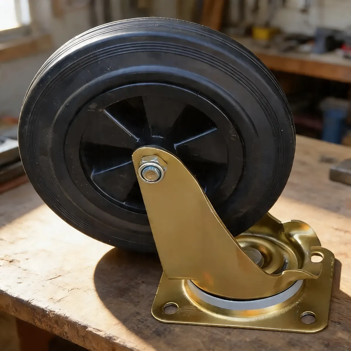 Rueda 160mm p/contenedores 4R s/freno
